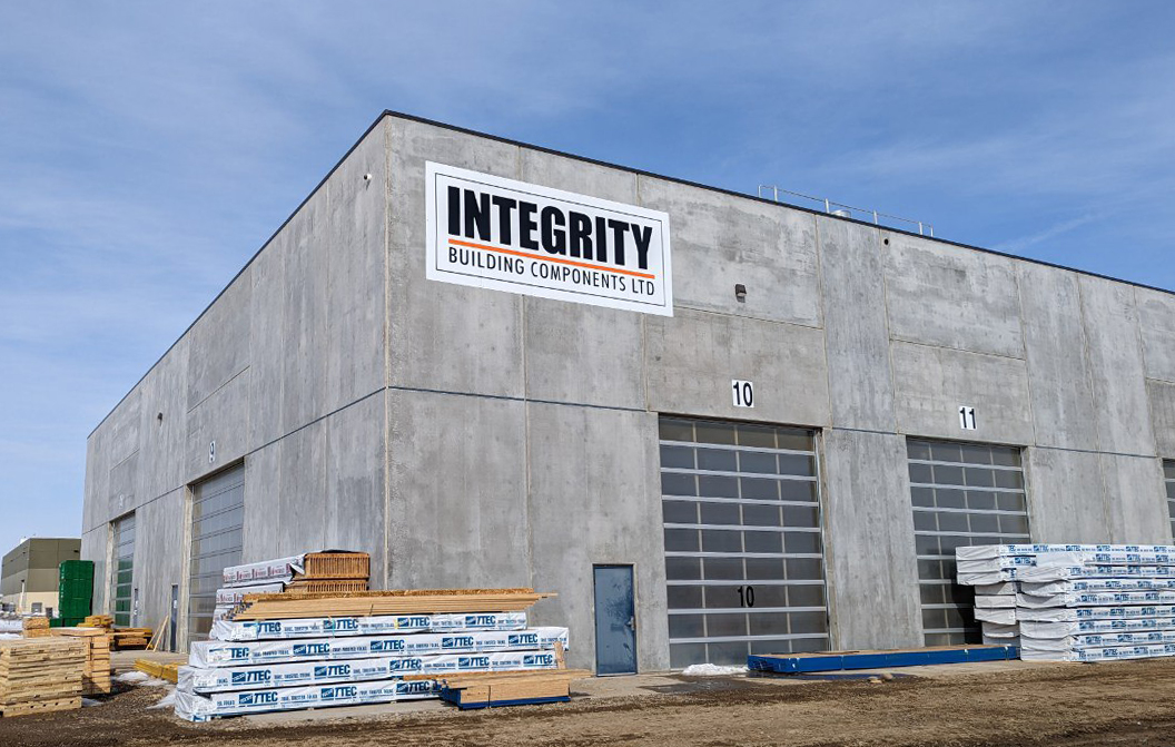 Integrity Building Components sign
