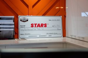 STARS cheque for $45000