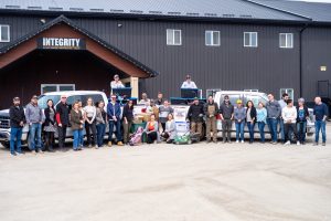 Integrity collects donations for local charitires