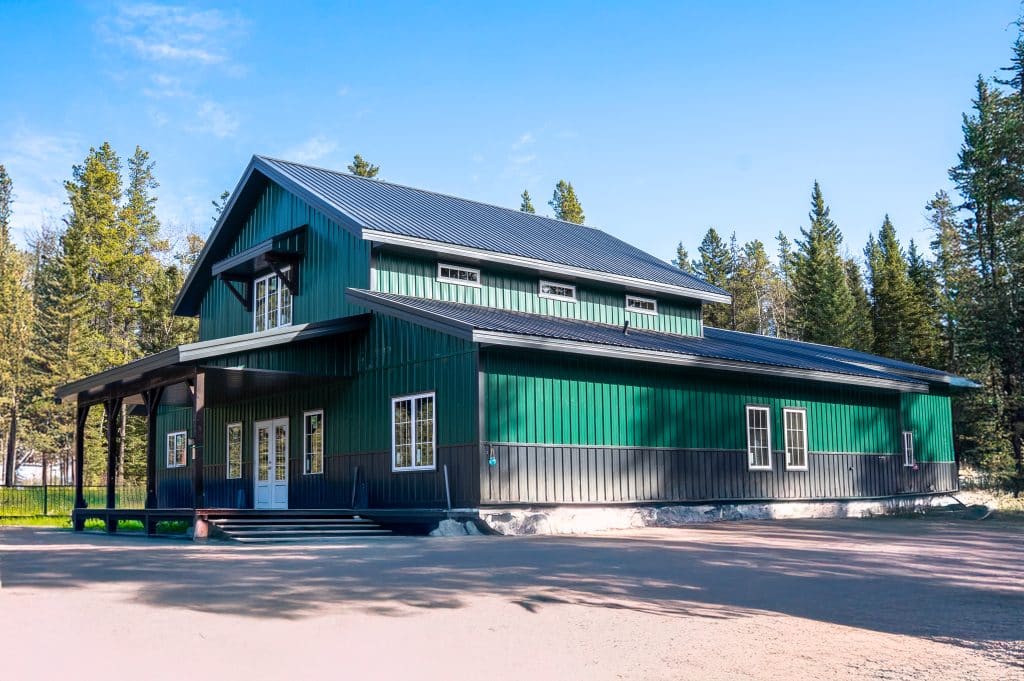 A Barndominium Barndo residential home built by Integrity Post Structures