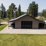 A buckskin post-frame lifestyle & hobby shop