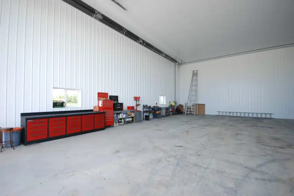 A buckskin post-frame lifestyle & hobby shop