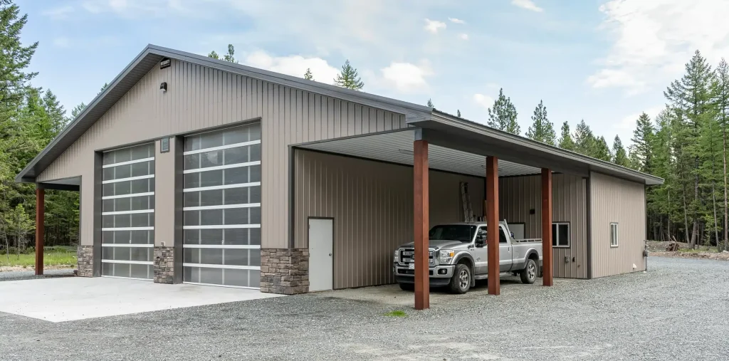 A sea wolf post-frame lifestyle & hobby shop