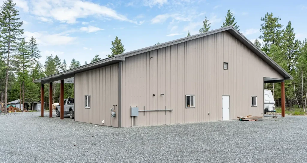 A sea wolf post-frame lifestyle & hobby shop