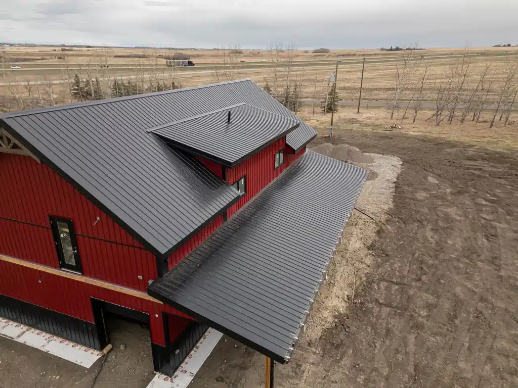 A Dark Red Residential Carriage House XL