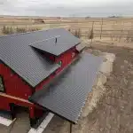 A Dark Red Residential Carriage House XL