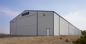 Post-frame machine shed in Saskatchewan