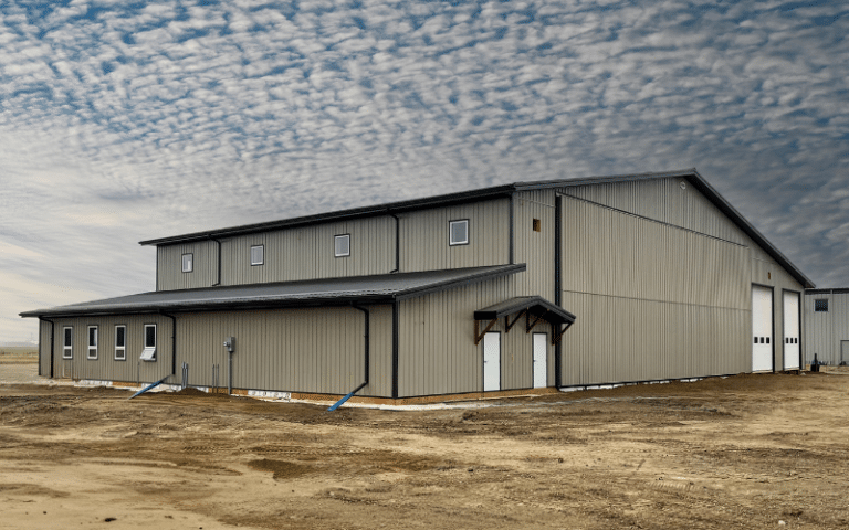 Allan’s Airplane Hangar near Bonnyville AB