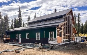 Barndominium by Integrity under construction