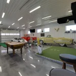 A Charcoal Steel post-frame Lifestyle & Hobby Shop