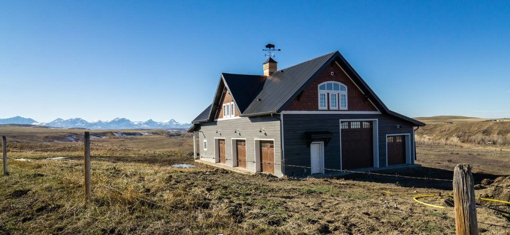 Iron Ore Post-frame equestrian barn