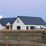 An antique linen and Iron ore custom Homestead with a loft
