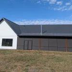 An antique linen and Iron ore custom Homestead with a loft