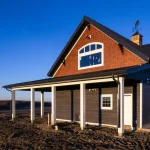 Iron Ore Post-frame equestrian barn
