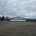 A post-frame equestrian Private Riding Arena