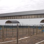 A post-frame equestrian Private Riding Arena