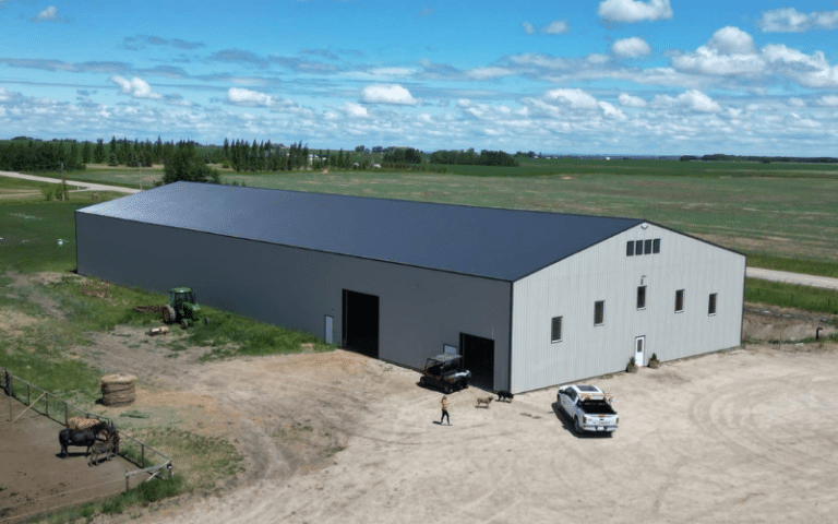 Riding Arena for John & Lark I Carstairs, AB