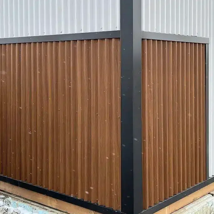 A white white post-frame lifestyle & hobby shop with premium wainscoting