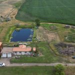 A copper penny post-frame agriculture storage building