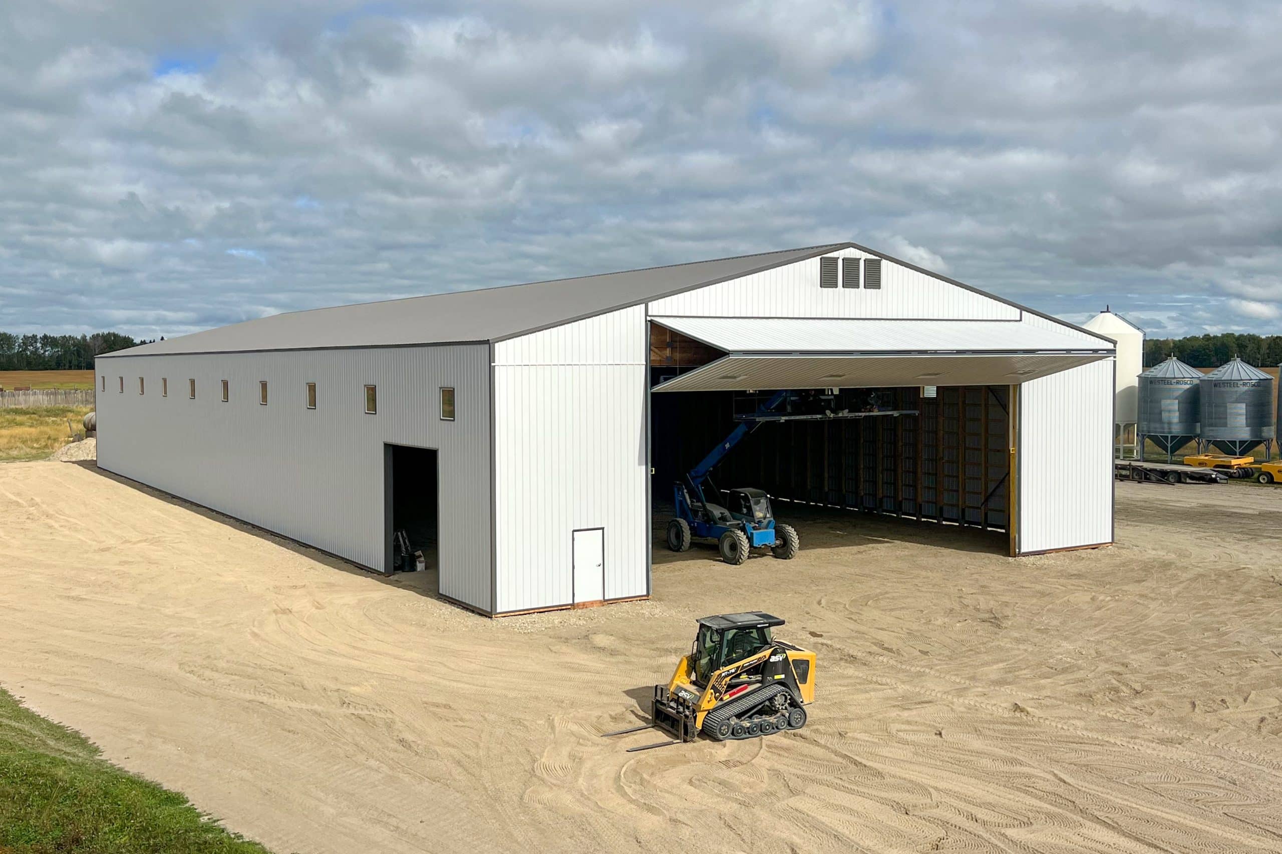 post-frame ag building machine shed storage
