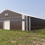 Explore the custom barn and livestock shelter built for Bryan of Wilbar Cattle Co near Dundurn, SK. Engineered for cattle protection and heavy prairie weather.