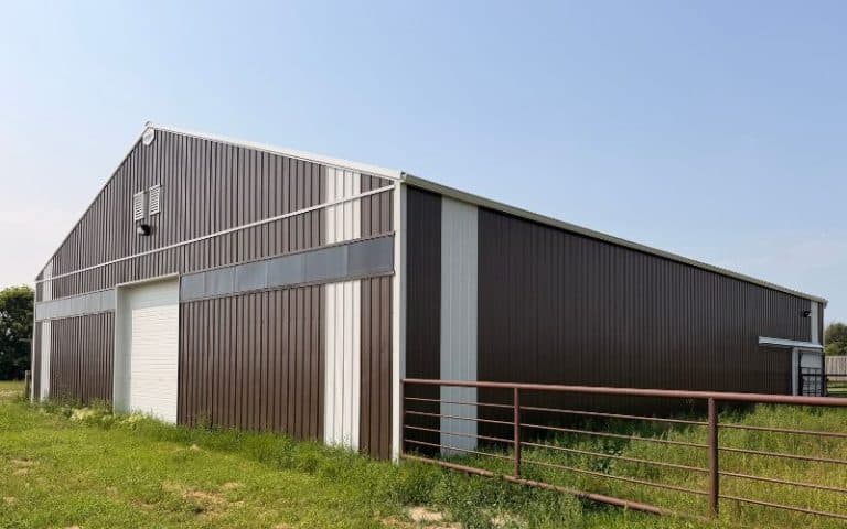 Barn Built for Bryan of Wilbar Cattle Co I Dundurn SK