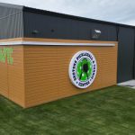 A Iron Ore post-frame Commercial Pickleball community association with premium Autumn